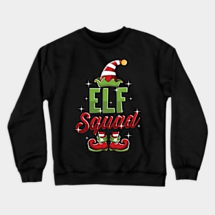Christmas Elf Squad Family Matching Group Crewneck Sweatshirt